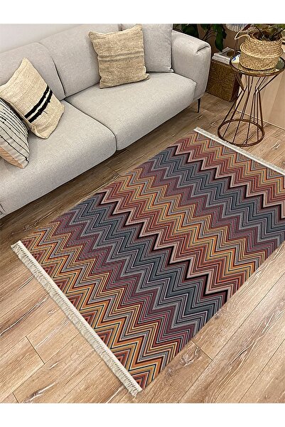 kilim home Διακοσμητικό υφαντό χαλί βάσης από τη σειρά Cotton, με μοντέρνο μο...