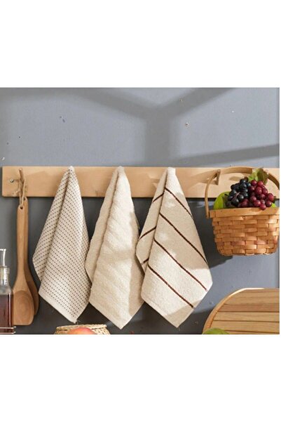 VELROBE مجموعة مناشف المطبخ لليد والوجه مقاس 30 × 50 سم من فيلروب مكونة من 6 قطع