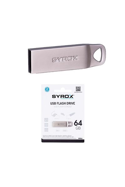 Syrox 64 GB Metal USB Flash Memory Um64