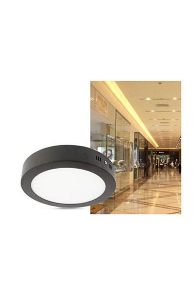 Cata Ct-5235 Black Case Surface Mounted LED Luminaire (18W) - White Light