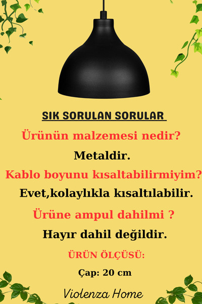 Genel Markalar Lizbon Serisi Retro Rustik Model Modern Metal Tekli Sarkıt Avize Cafe