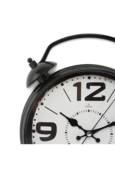 Genel Markalar Şık 31 cm Siyah Dekoratif Masa Saati D-300-3