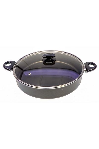 Mehtap 30 Cm Onyx Double Sided Teflon Carnivore Pot
