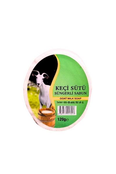 Karşı Köyden Natural Sponge Soap with Goat Milk Extract, Natural Sponge Soap