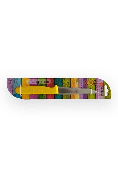 Sürbisa Sürmene 61004 - Laser Vegetable Knife (mouth length: 9cm) - Yellow