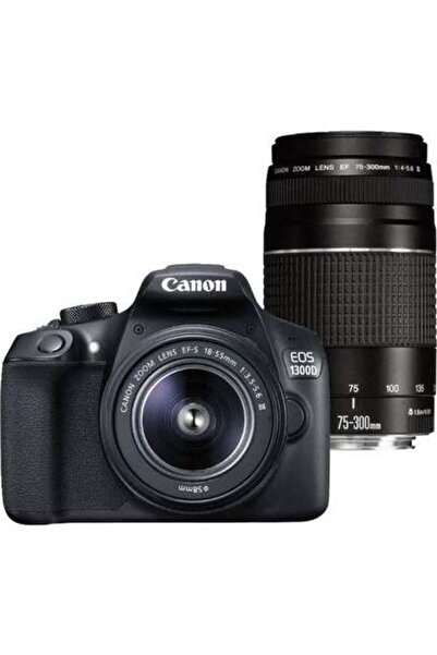 Canon Eos 2000d 18-55 Is Iı 75-300 Dc Kit Dslr Fotoğraf Makinesi