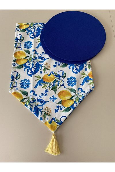 Premier Set de farfurii cu model de lămâie și 2 bucăți