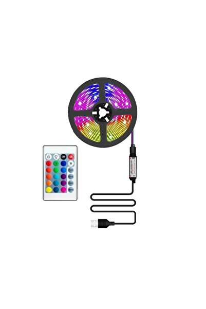 Cata Ct-4566 Tv Arkası Usb Rgb Şerit Led Set 3 Metre Tak Çalıştır