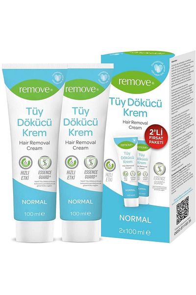 remove 100 ml Hair Removal Cream - 2 Pack for Normal Skin
