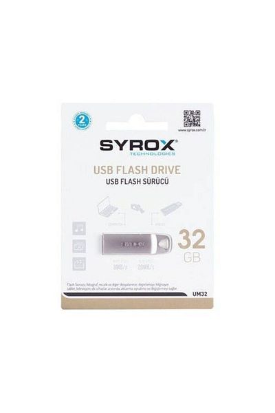 Syrox Metal 2 32 GB Syx-um32 Usb Memory
