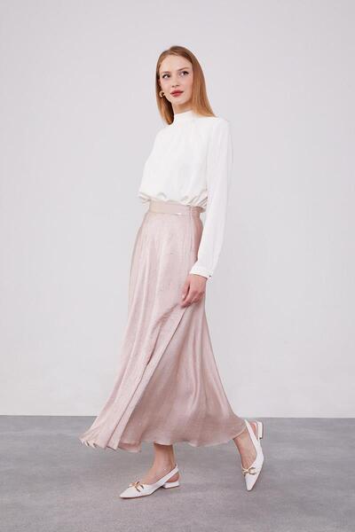 Levidor A.Pudra Kraş Saten Etek