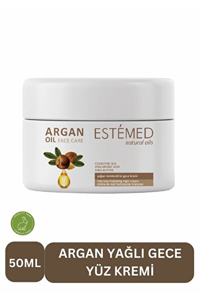 ESTEMED كريم ليلي للترطيب المكثف 50 مل - كريم الأرغان الليلي للترطيب المكثف