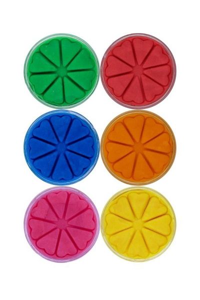 Bonimo Natural Play Dough 6 Color Set 6x150 gr