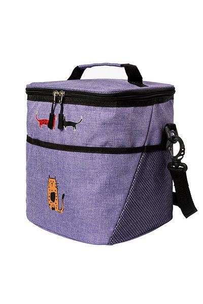 Biggdesign Lila Kühltasche – 10 Katzen