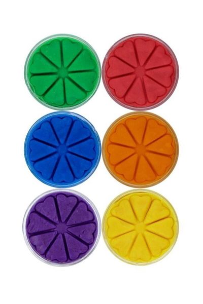 Bonimo Natural Play Dough 6 Color Set 6x150 gr
