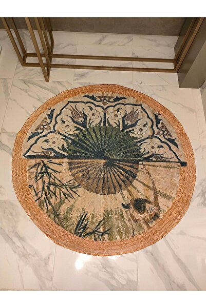 kilim home سجادة منسوجة من القش الجوت وقابلة للغسل وسجادة قاعدة سجادة صينية