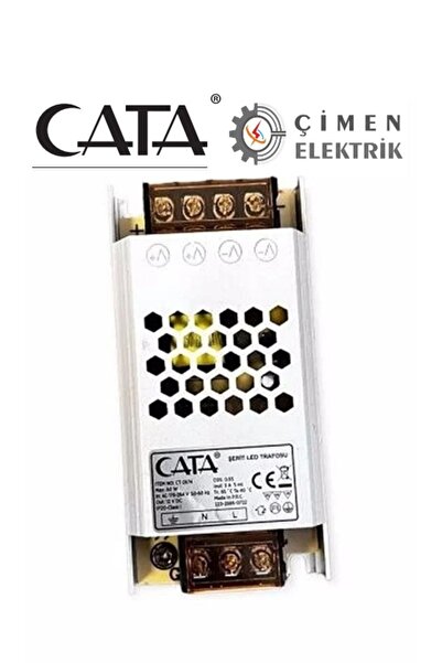 Cata Ct 2674 5a Şerit Led Trafosu Fansız Süper Silim