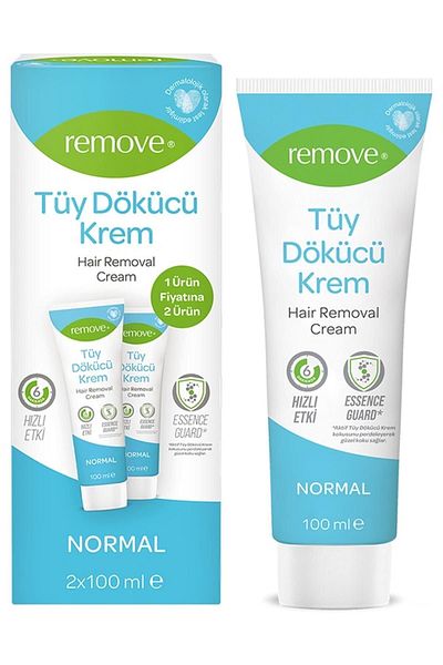 remove 100 ml Cream Hair Remover - 2 Pieces Normal Skin