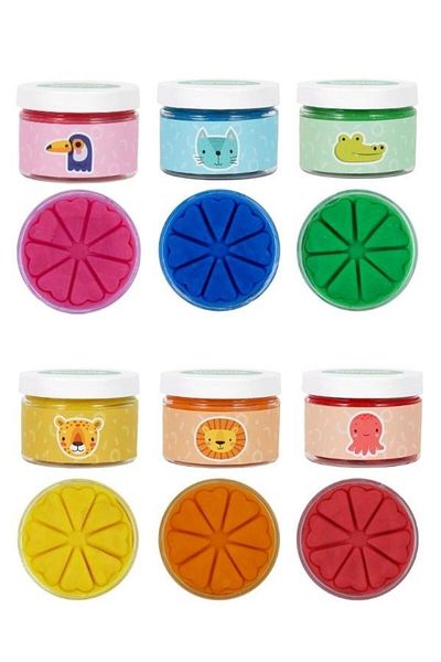 Bonimo Natural Play Dough 6 Color Set 6x150 gr