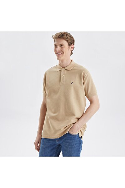 Nautica Ανδρικό μπλουζάκι Nautica K35000T.2SA.XS Μπεζ