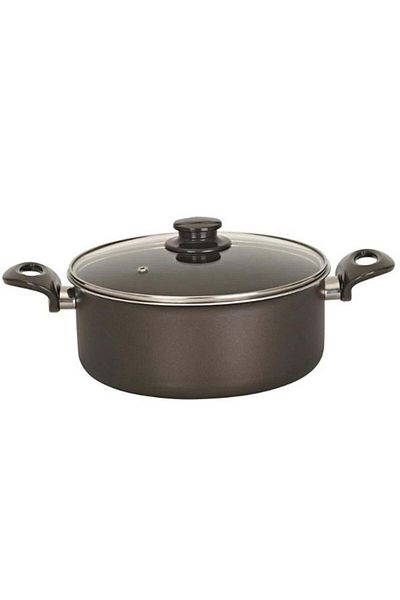 Mehtap Onyx Pot 24cm Double Side Teflon