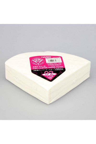 Hario V60 02 Dripper - 100 Boxed Filters