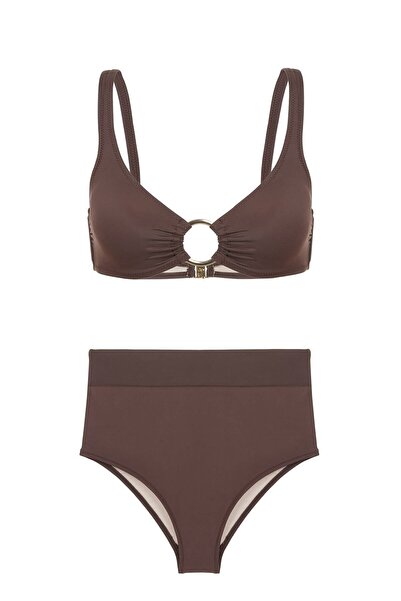 AQUELLA Καφέ σετ μπικίνι Nadide με αγκράφα