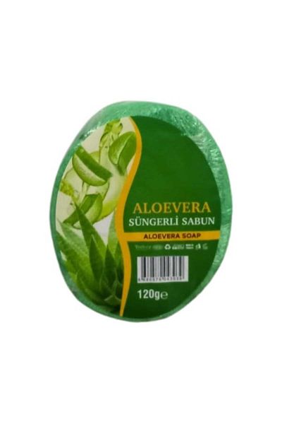 Karşı Köyden Natural Sponge Soap with Aloevera Extract, Natural Sponge Soap