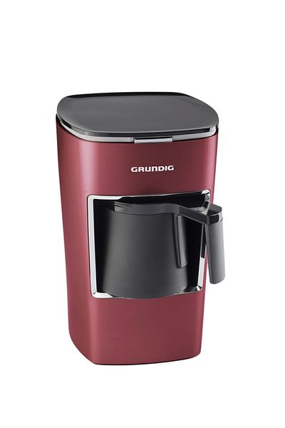 Grundig Tkm Tcm 7610 R Red Brown Coffee Machine
