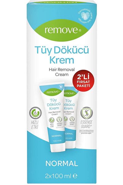 remove 100 ml Hair Removal Cream - 2 Pack for Normal Skin