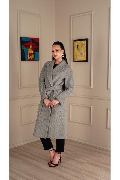 KENT Модел с ватиран халат с колан на талията - 32413-PR-K-N