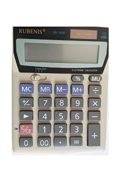 Rubenis Hesap Makinesi Masa Üstü 12 Hane Sb-1500
