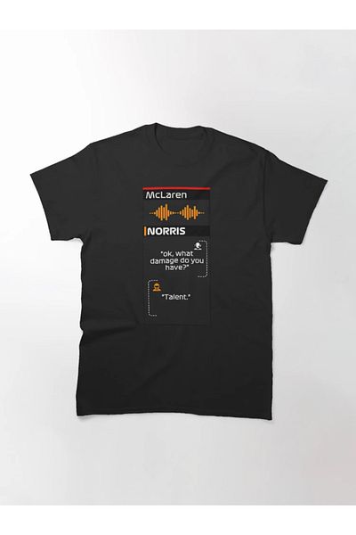 Pisa Art Тениска с голям размер Lando Norris