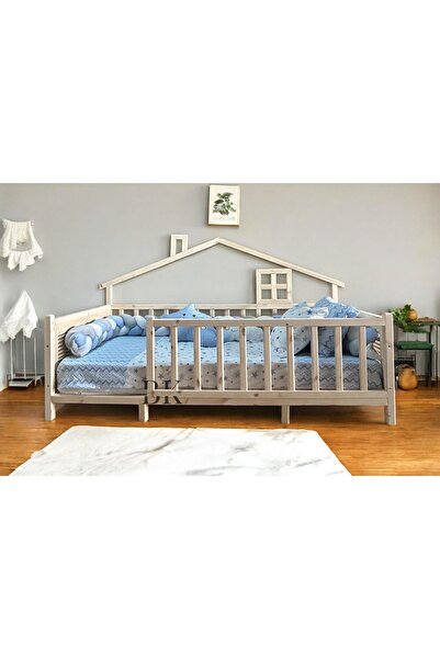 Baby Kinder Panorama Doğal Ahşap Montessori Bebek ve Çocuk Karyolası