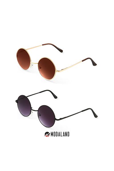 ModaLand Harry Potter Unisex Women's Sunglasses 2-Piece Deal Set