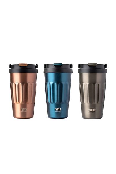 Tyeso 500 Ml Capacity 3-Piece Coffee Mug Set