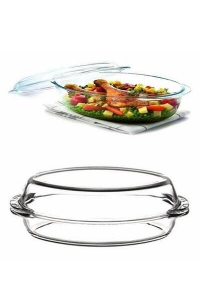Paşabahçe 59072 Oval Borcam Kapaklı Tencere 2850 Cc.