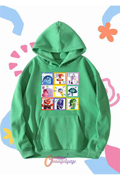 oneagılyazı Hanorac pentru copii unisex - imprimeu cu fața inversată, glugă s...