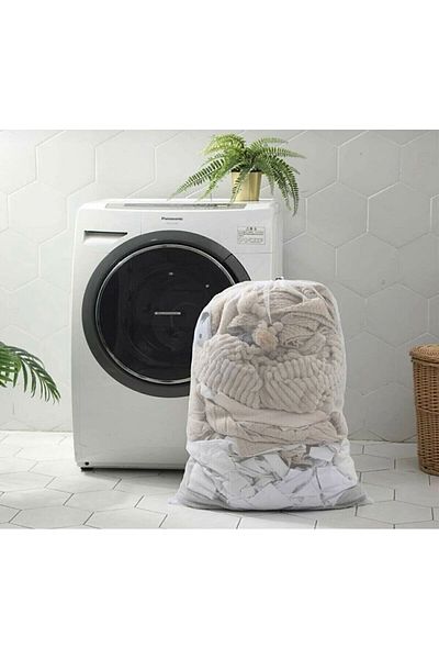 YDGR 1 Luxury Curtain and Laundry Net with String 35x45 Cm