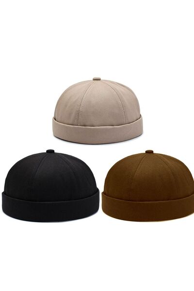 Rupen Kraft 3-комплект 100% бавовна Регульована кепка Docker Літня кепка Ретро кепка Кепка