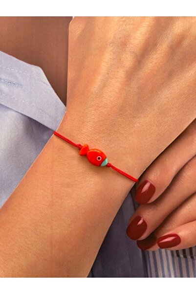 Rupen Kraft سوار سمكة شقرا من زجاج المورانو بحبل مزدوج