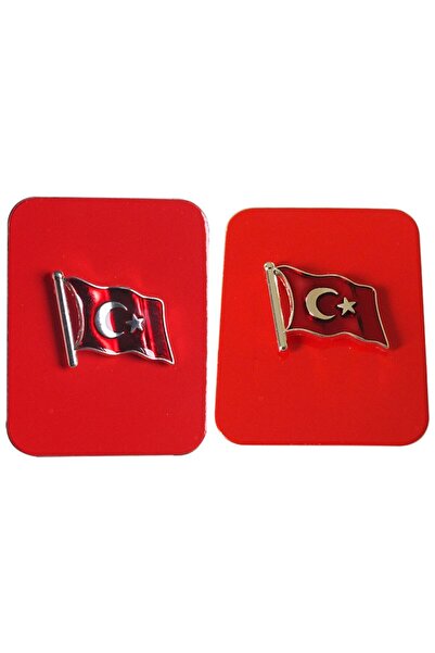 ÖZDOĞAN Dalgalı Ayyıldız Bayrak Rozet 1 Adet