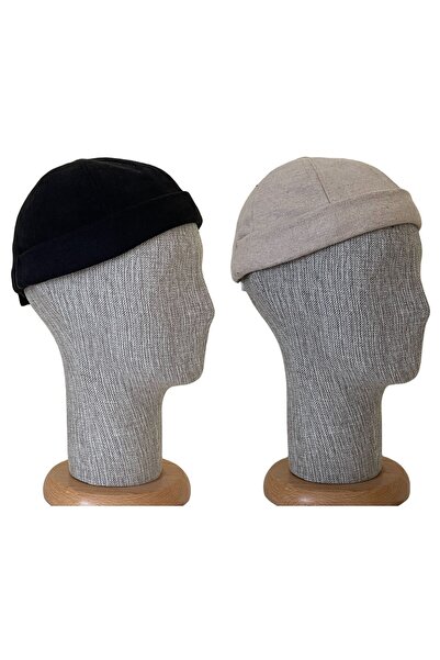 Rupen Kraft 2 Lİ Kombin Kışlık Kaşe Cap Ayarlanabilir Docker Şapka Kışlık Tak...