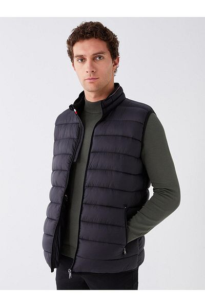 LC Waikiki Ανδρικό φανελάκι SOUTHBLUE - Stand Collar, Standard Fit