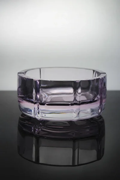 Paşabahçe Crystal Handmade Pink Ashtray1082915 13919