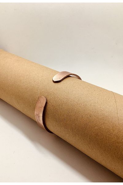 Rupen Kraft سوار الكفة النحاسي القابل للتعديل للجنسين