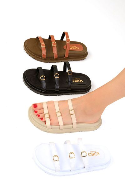 SOHO 19429 Modell Beige Damen Hausschuhe