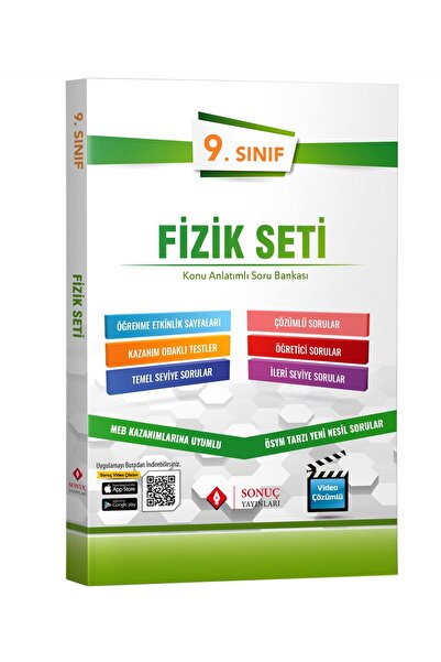 Sonuç Yayınları 9.sınıf Fizik Modüler Set 2024