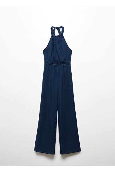 MANGO Woman Halter yaka lyocell tulum