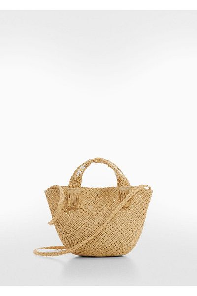 MANGO Kids Beige Shoulder Bag for Kids